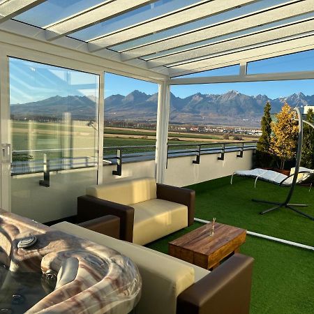 Tatra billetee apartmán s luxusným výhľadom na VysokéTatry a súkromným wellness Poprad Extérieur photo