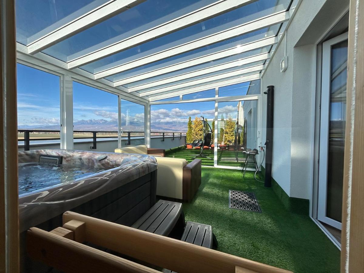 Tatra billetee apartmán s luxusným výhľadom na VysokéTatry a súkromným wellness Poprad Extérieur photo
